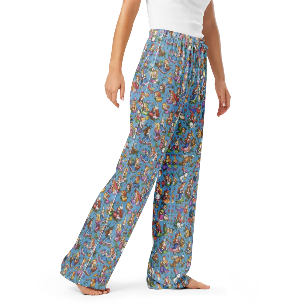 Enchanted Almanac on Women's Pajama Pants — Right Front