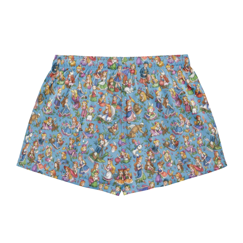 Enchanted Almanac on Women's Pajama Shorts — Back