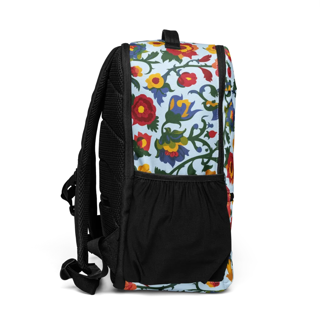 Brocade Bloom on Utility Backpack — Right