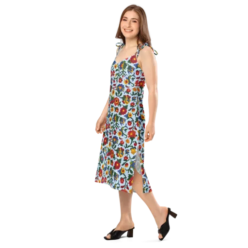 Brocade Bloom on a Slip Dress