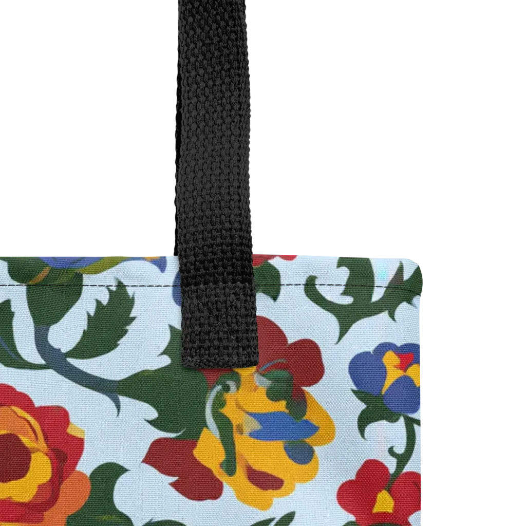 Brocade Bloom on Tote Bag — Product details