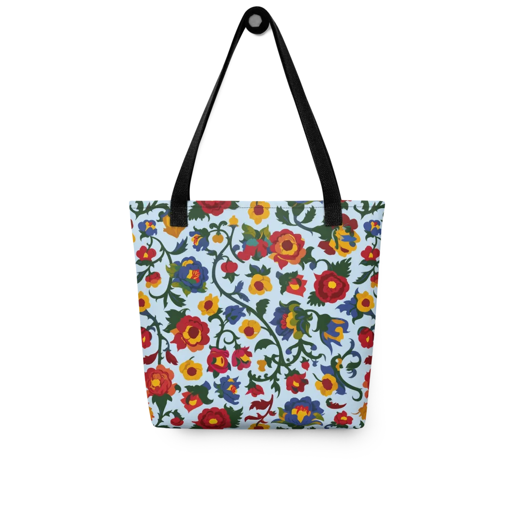 Brocade Bloom on Tote Bag — Front