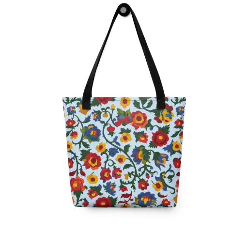 Brocade Bloom on a Tote Bag