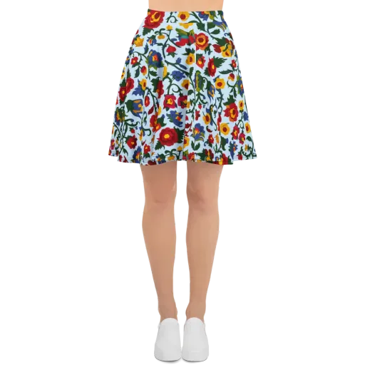 Brocade Bloom on a Skater Skirt