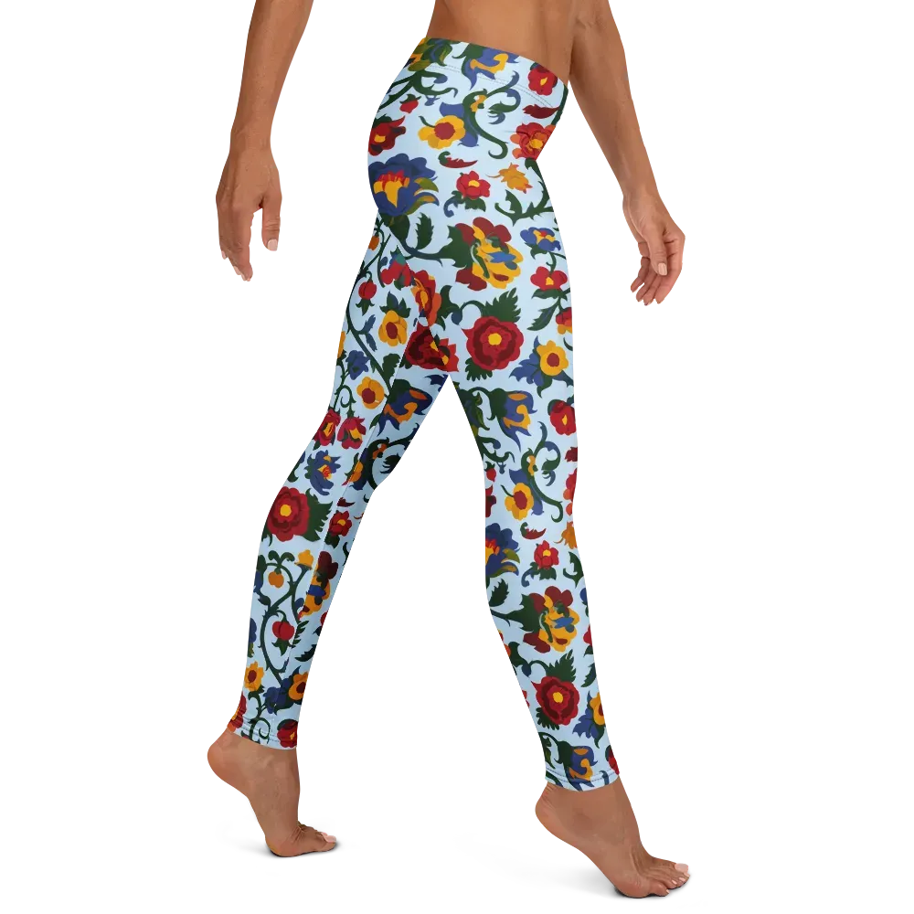 Brocade Bloom on Leggings — Right