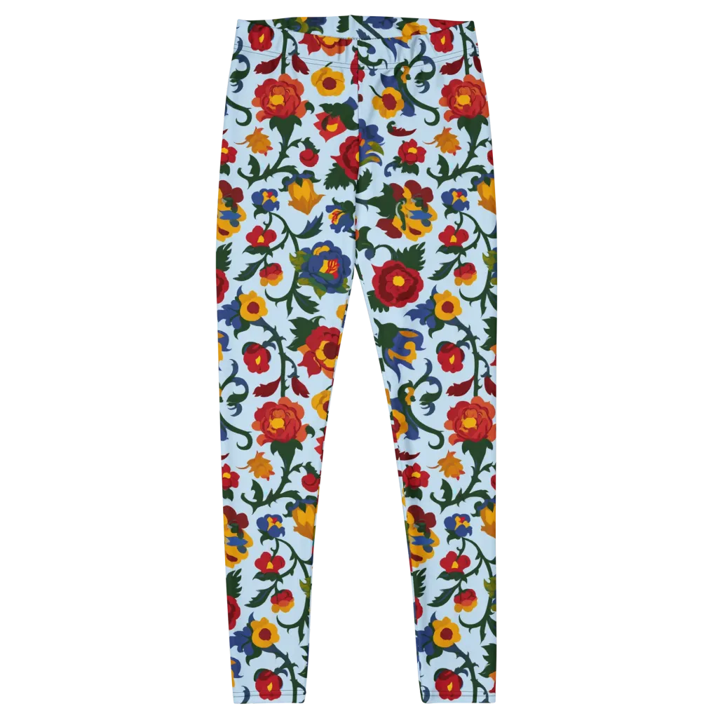 Brocade Bloom on Leggings — Front