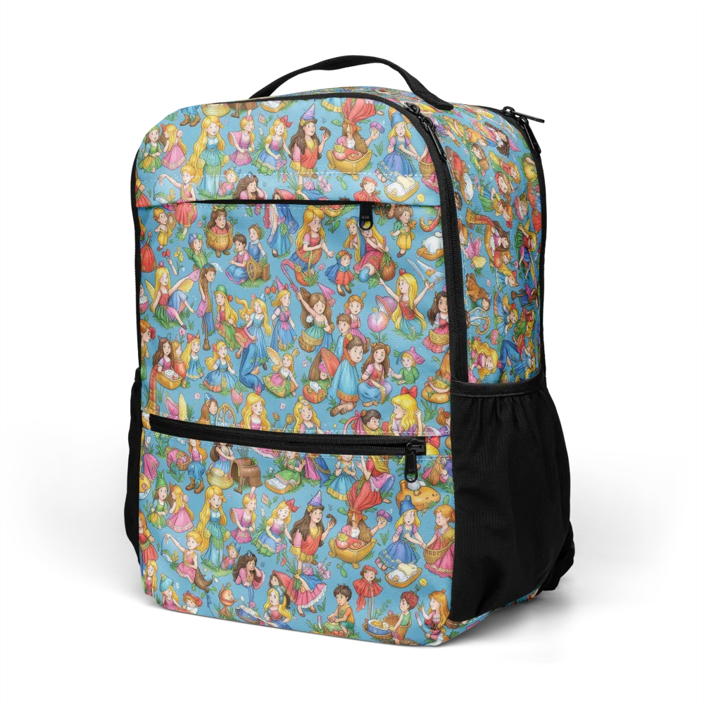 Wondergarden Parade on Utility Backpack — Left Front