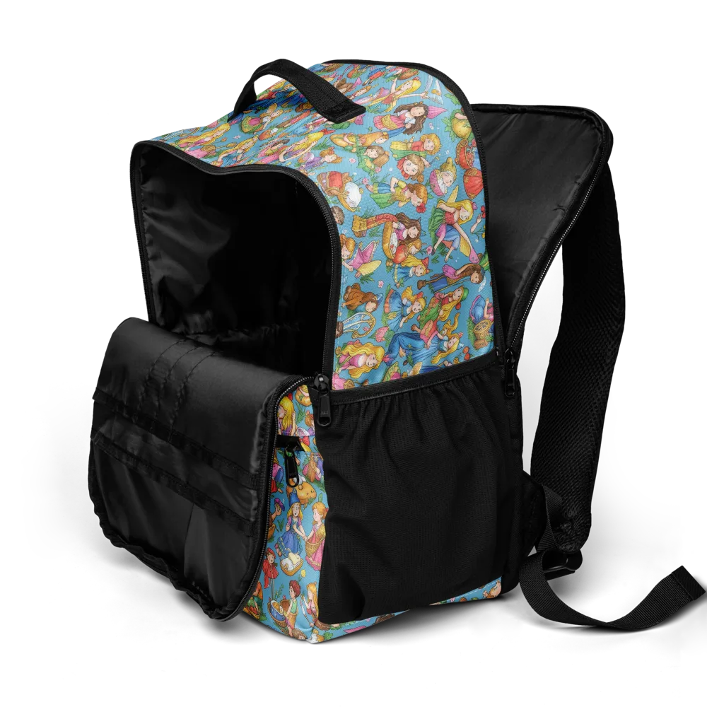 Wondergarden Parade on Utility Backpack — Product details 2