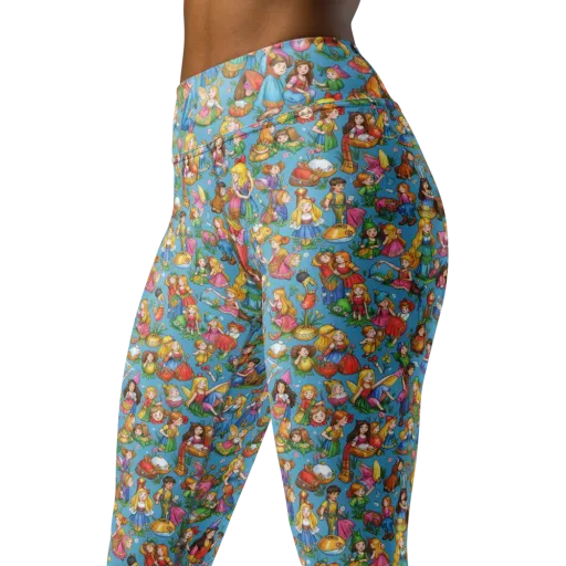 Wondergarden Parade on a Yoga Leggings