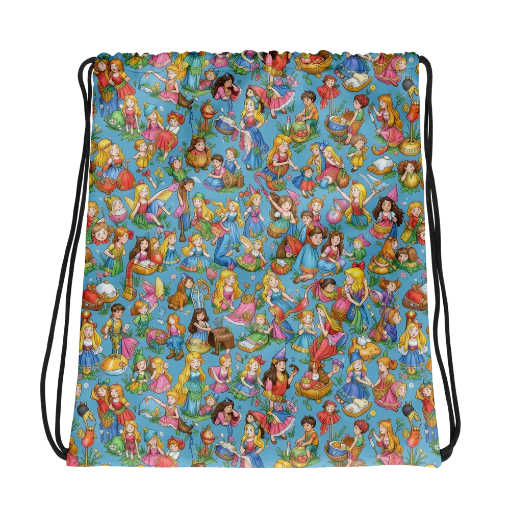 Wondergarden Parade on Drawstring Bag — Photo