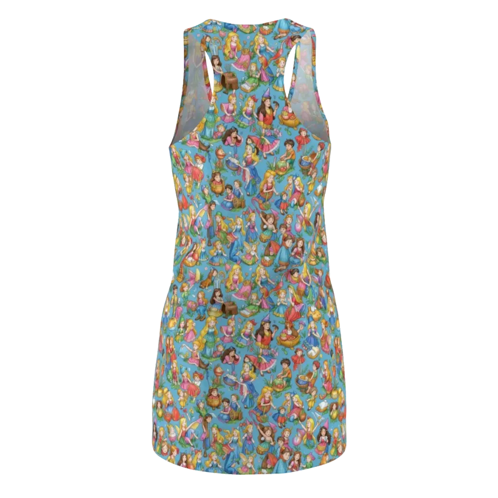 Wondergarden Parade on Racerback Dress — Back