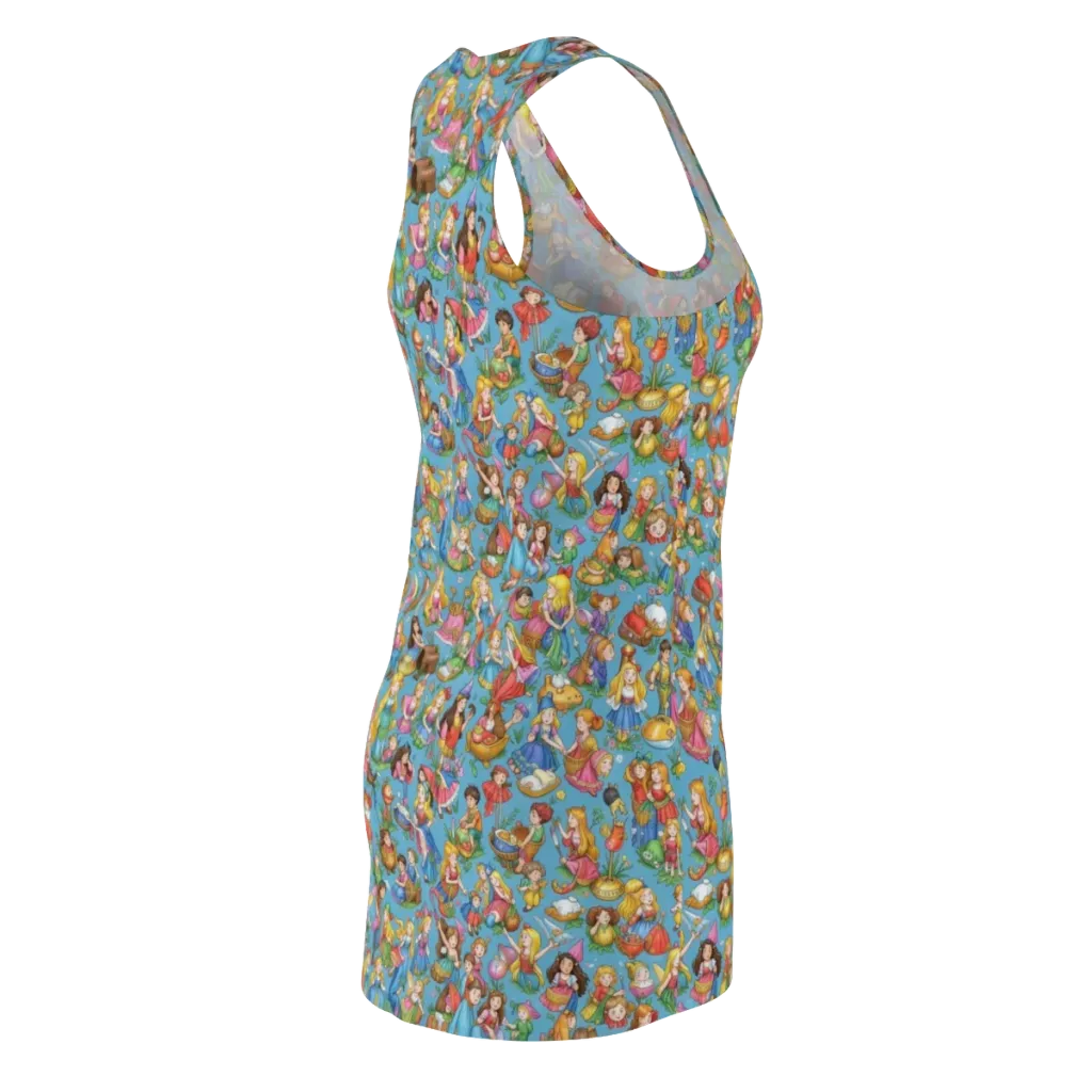 Wondergarden Parade on Racerback Dress — Back Side