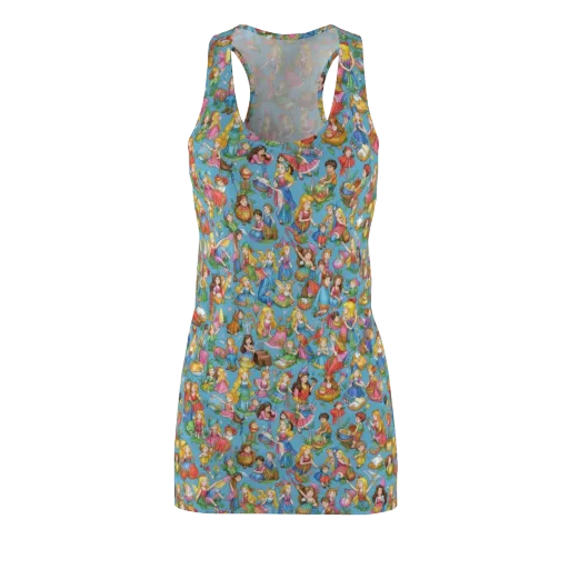Wondergarden Parade on a Racerback Dress