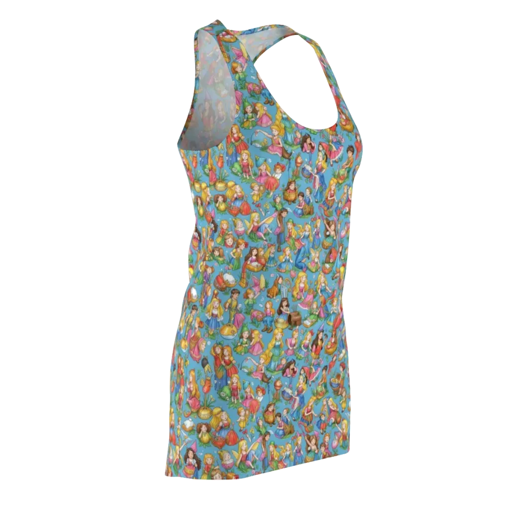 Wondergarden Parade on Racerback Dress — Front Side