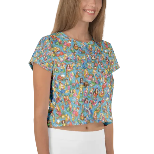 Wondergarden Parade on a Crop Tee
