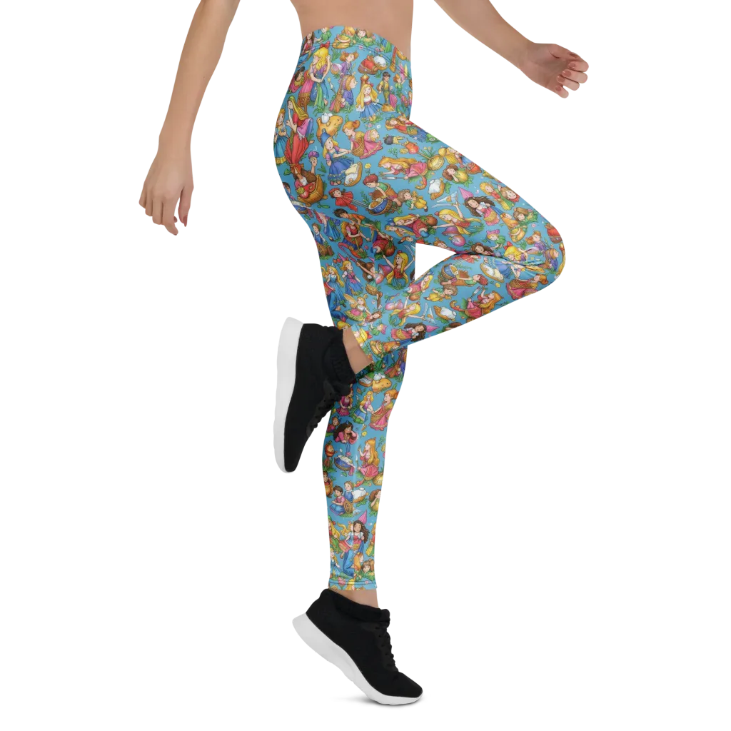 Wondergarden Parade on Leggings — Right