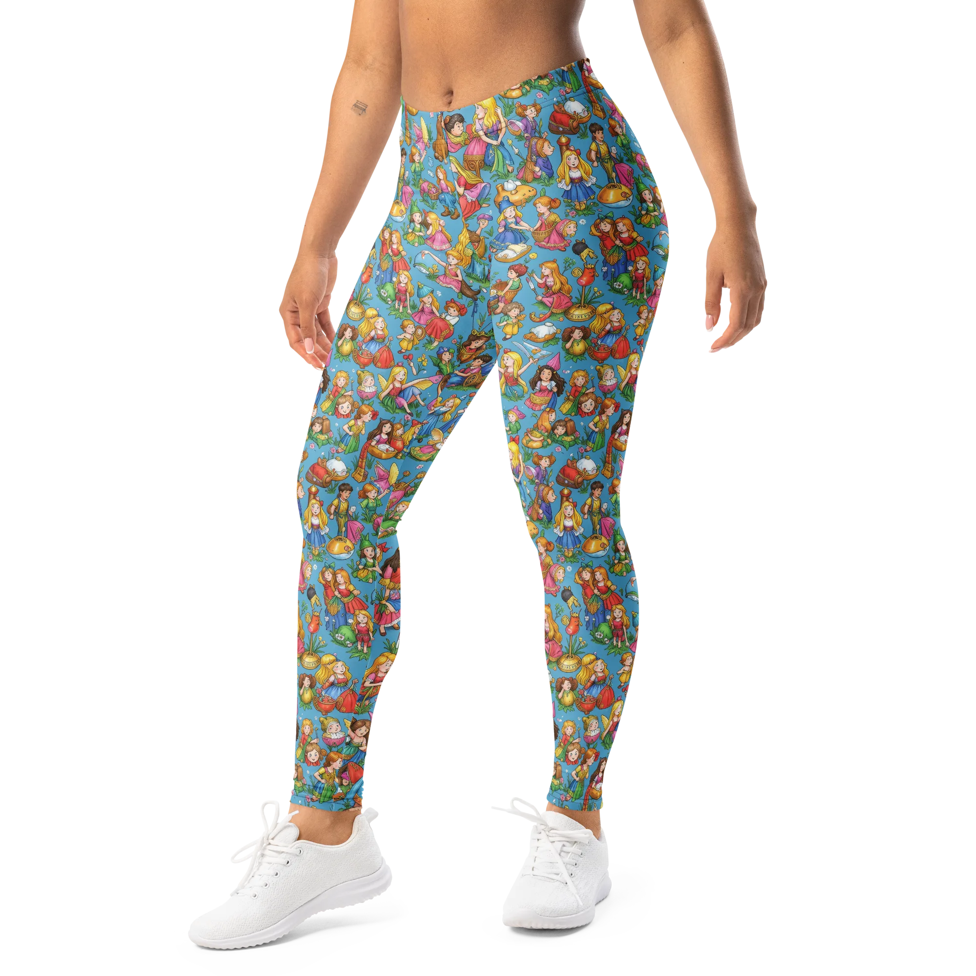 Wondergarden Parade on Leggings — Left Front