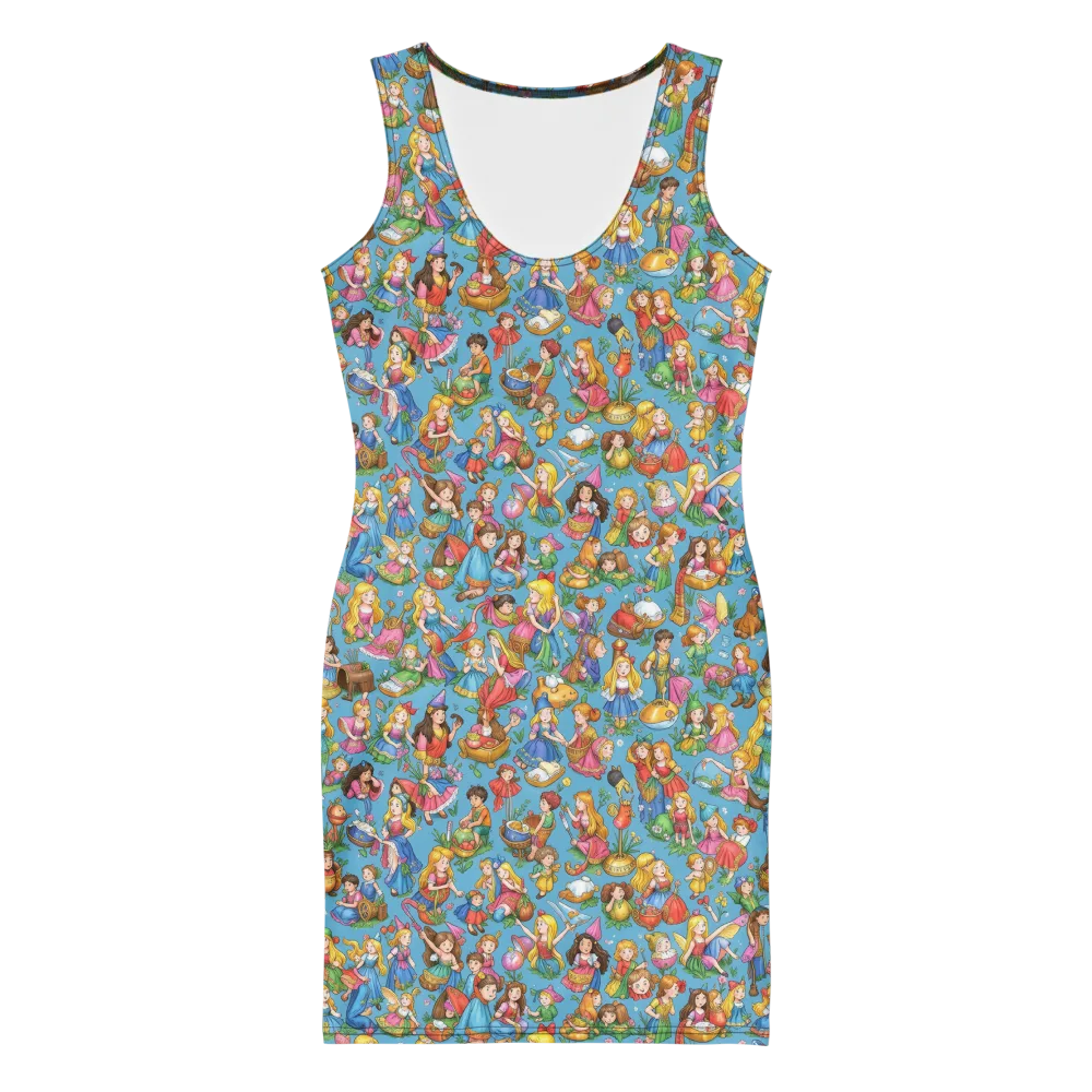 Wondergarden Parade on Bodycon Dress — Front
