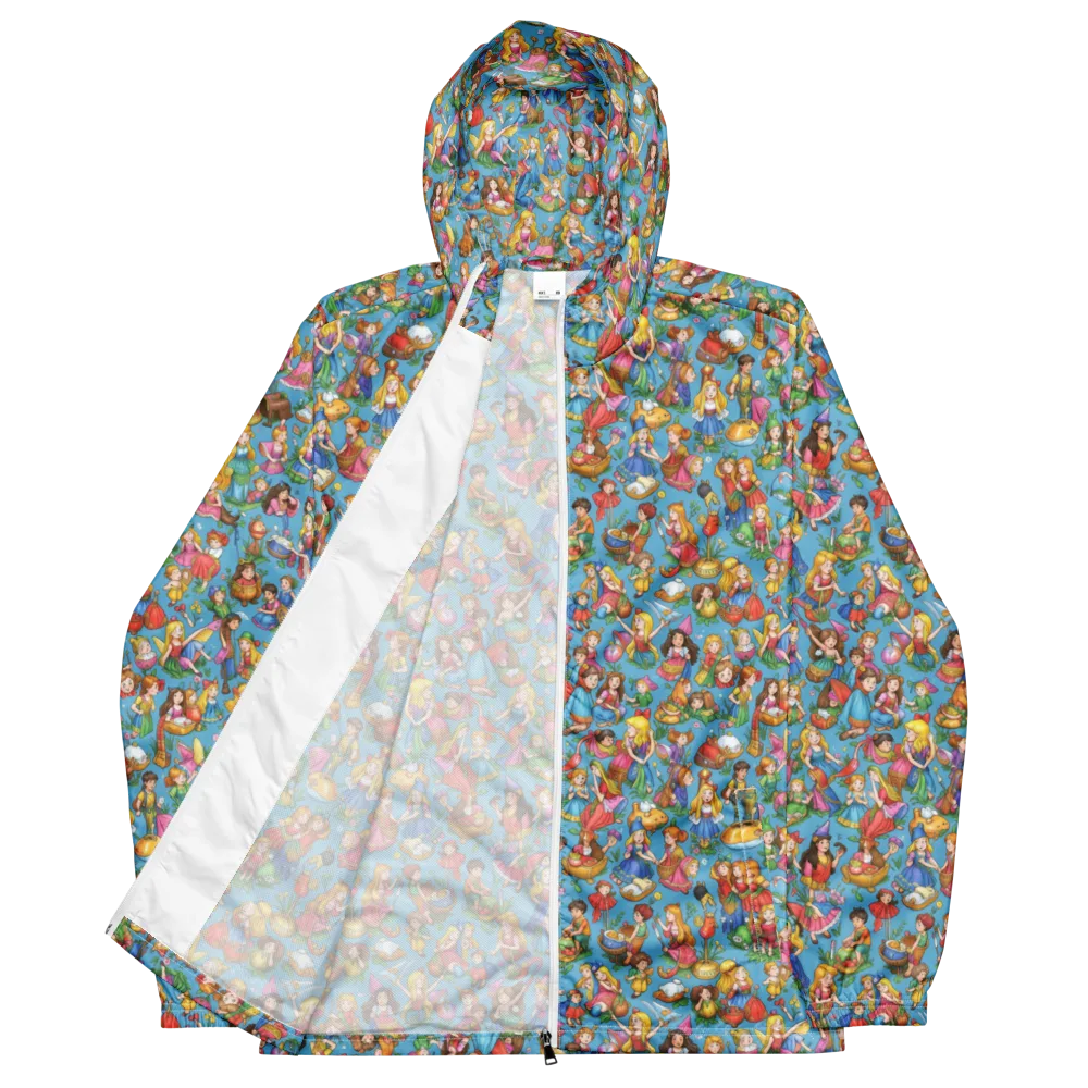Wondergarden Parade on Men's Windbreaker — Front