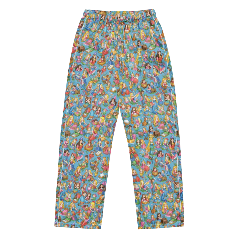 Wondergarden Parade on Women's Pajama Pants — Front