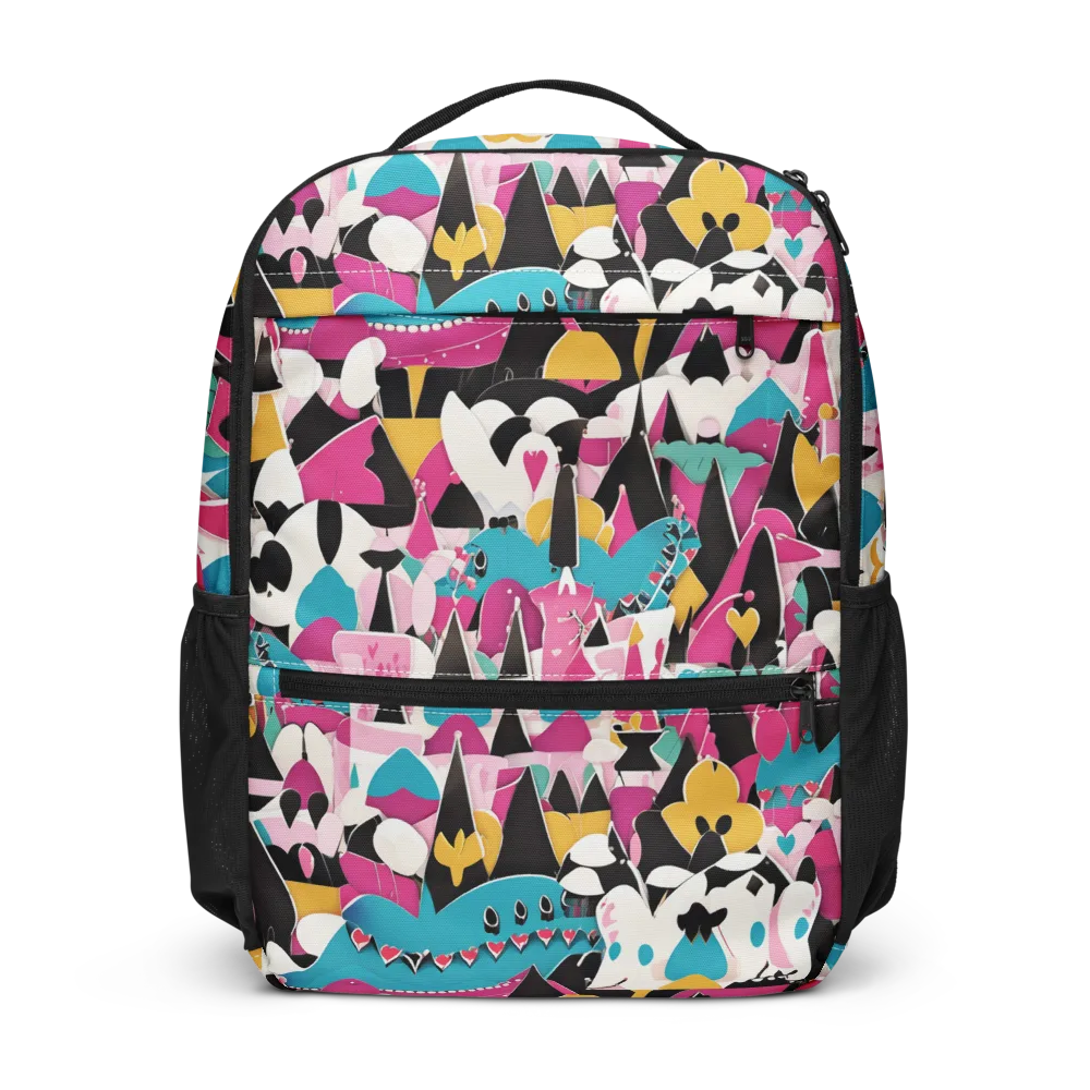 Carnival Circuit on Utility Backpack — Front