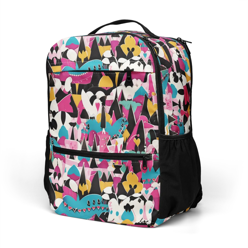 Carnival Circuit on Utility Backpack — Left Front
