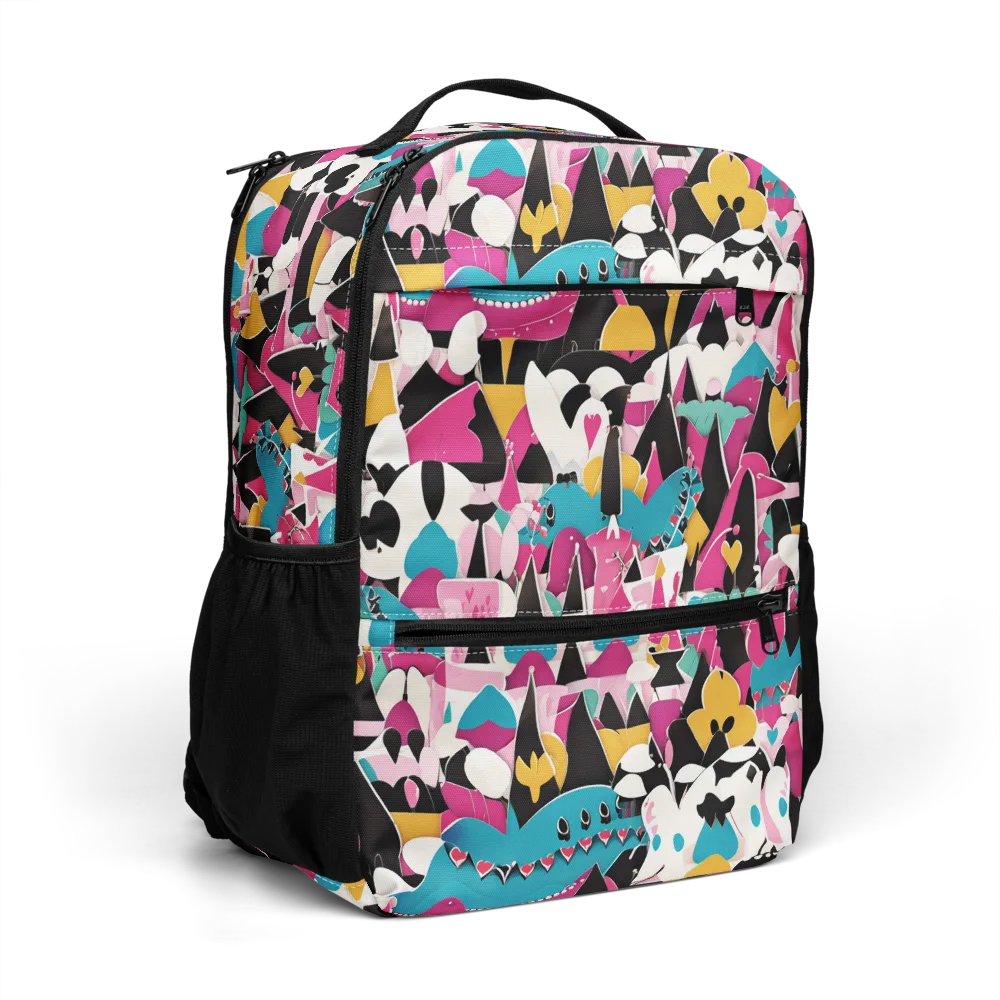 Carnival Circuit on Utility Backpack — Right Front