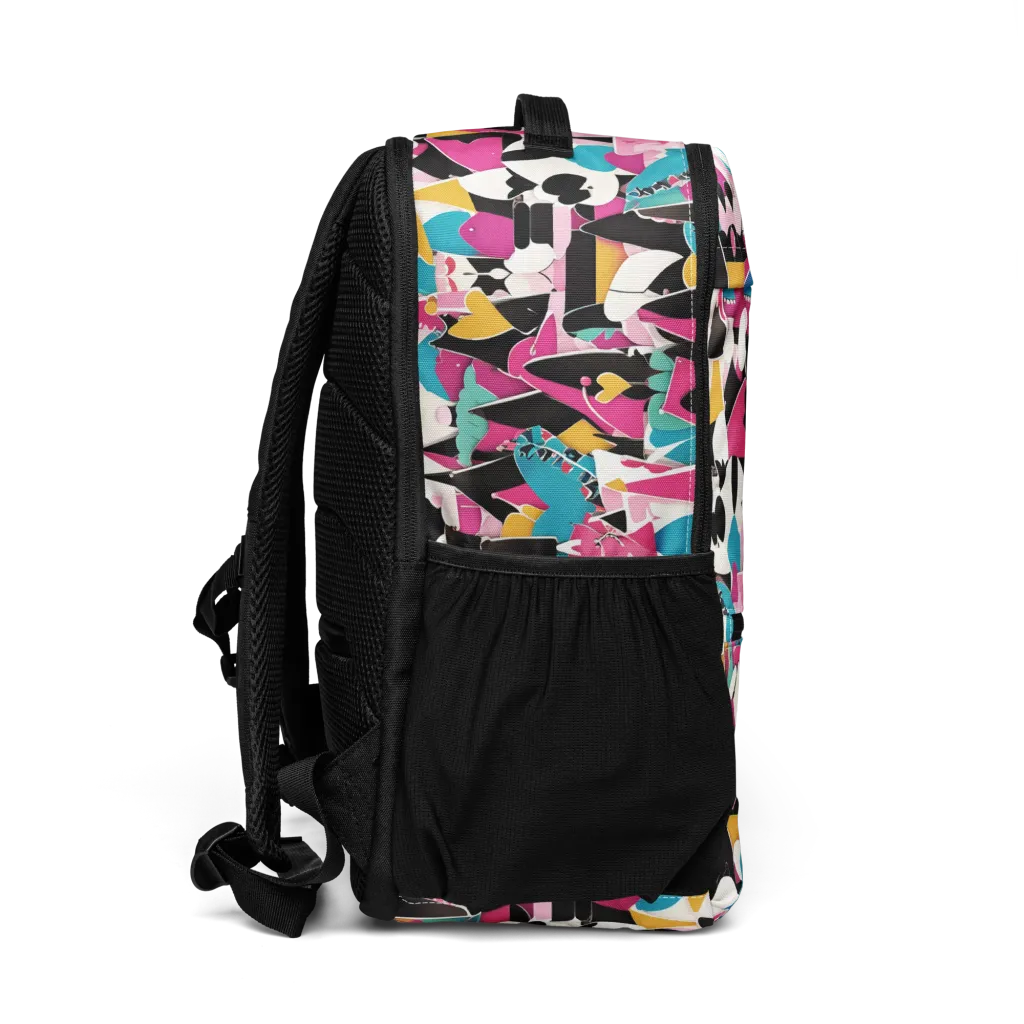 Carnival Circuit on Utility Backpack — Right