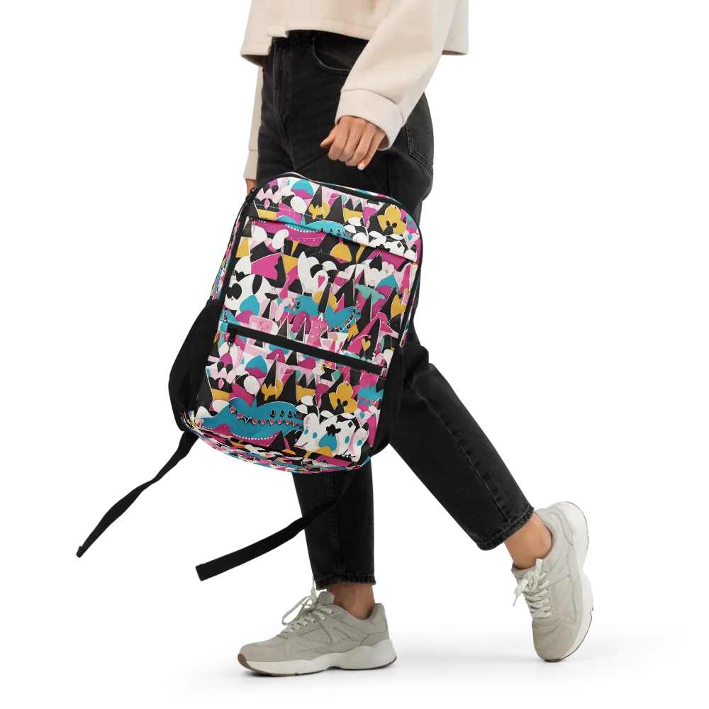 Carnival Circuit on Utility Backpack — Front