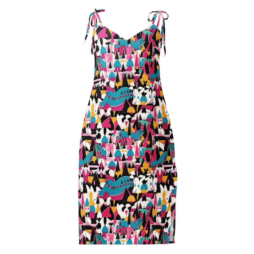 Carnival Circuit on Slip Dress — Front