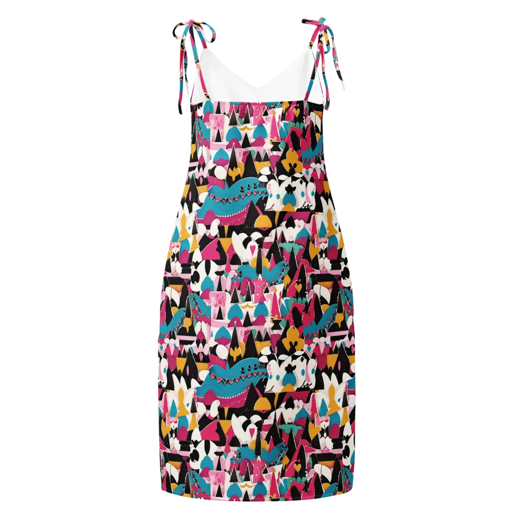 Carnival Circuit on Slip Dress — Back