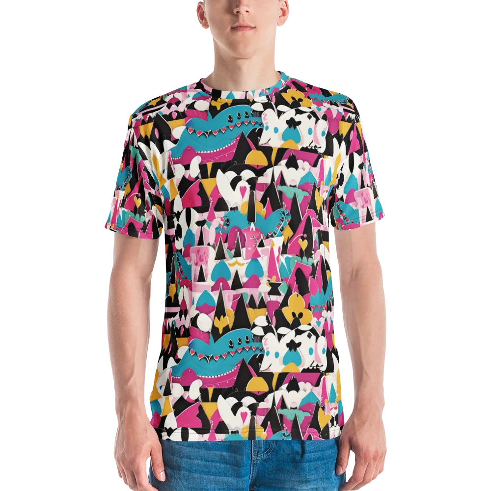 Carnival Circuit on Men's Crew Neck T-Shirt — Front