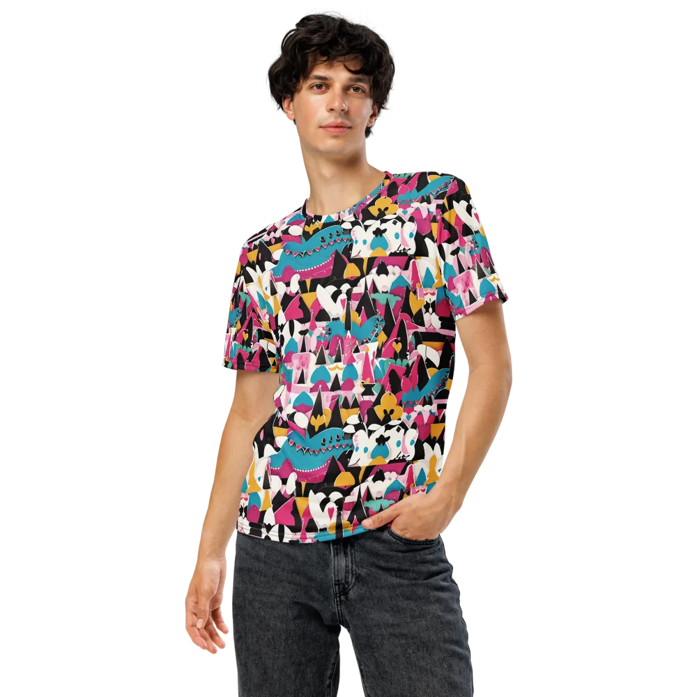 Carnival Circuit on Men's Crew Neck T-Shirt — Front