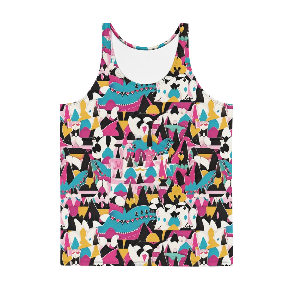 Carnival Circuit on Men's Tank Top — Front