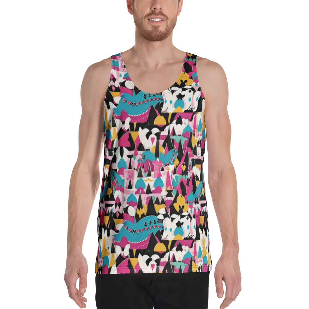 Carnival Circuit on Men's Tank Top — Front