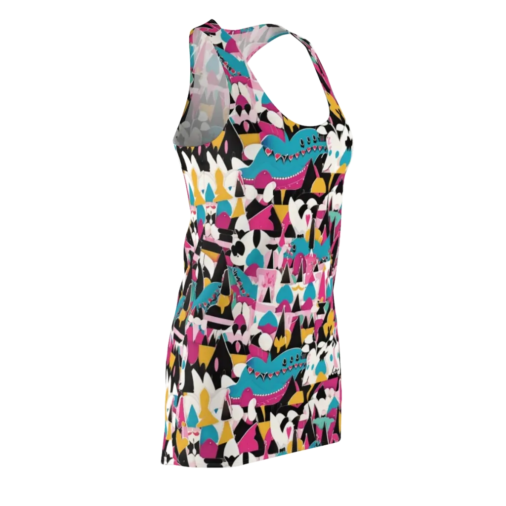 Carnival Circuit on Racerback Dress — Front Side