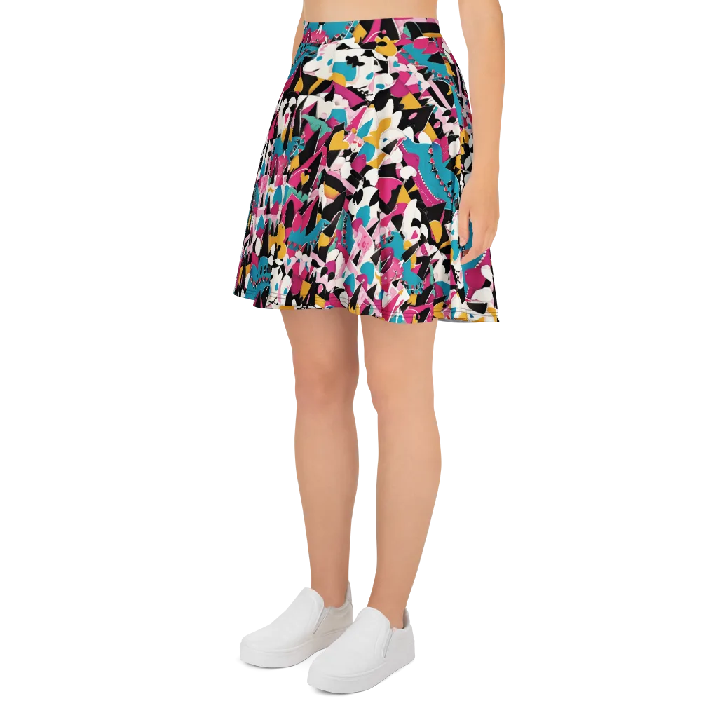 Carnival Circuit on Skater Skirt — Left