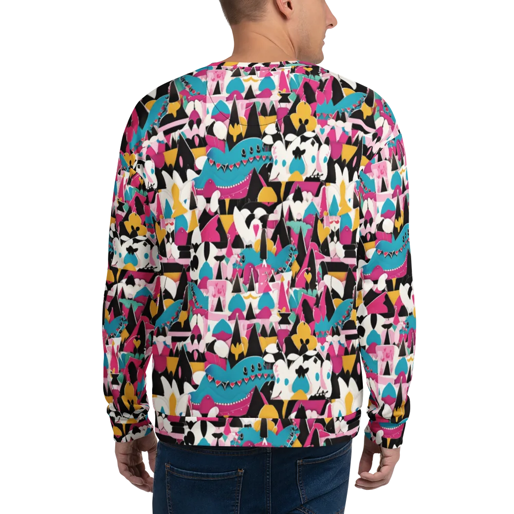 Carnival Circuit on Sweatshirt — Back