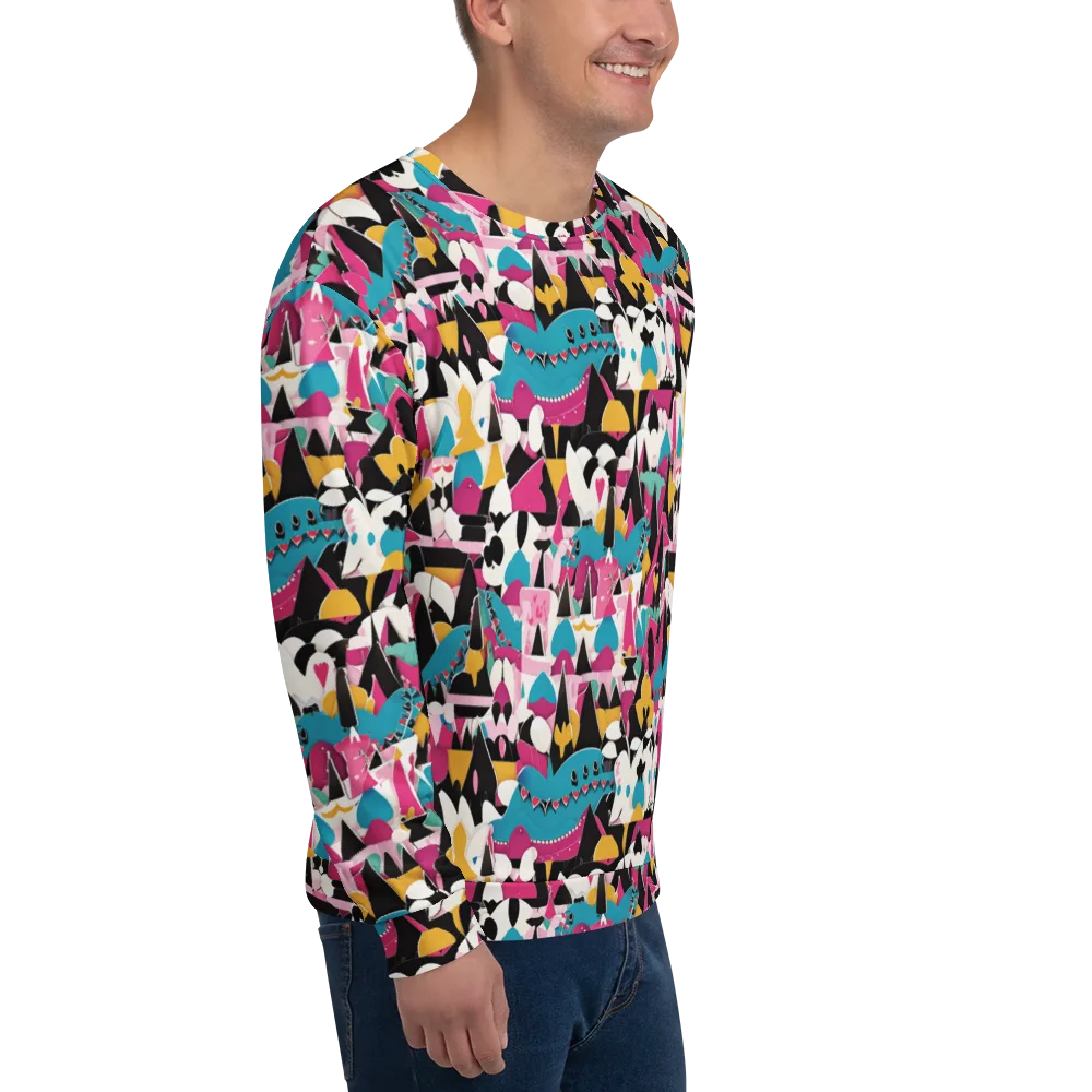 Carnival Circuit on Sweatshirt — Right Front