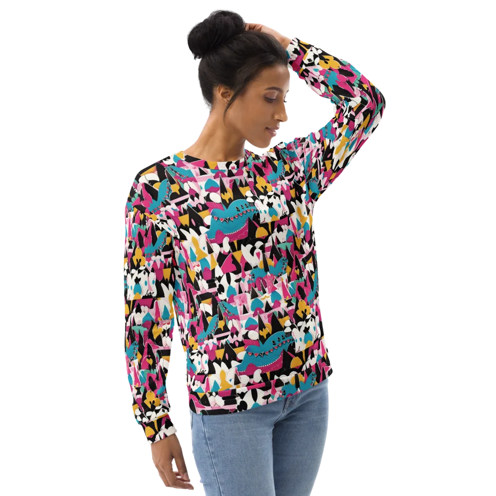 Carnival Circuit on Sweatshirt — Right Front