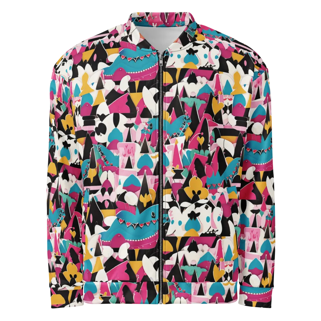 Carnival Circuit on Bomber Jacket — Front