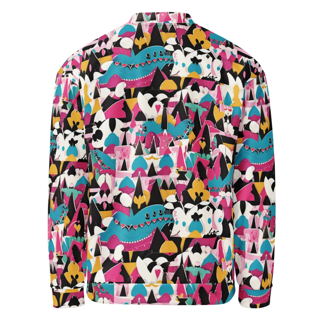 Carnival Circuit on Bomber Jacket — Back