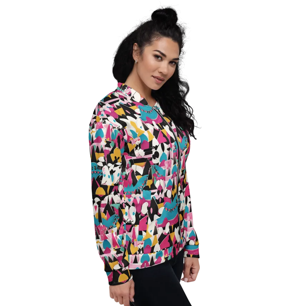 Carnival Circuit on Bomber Jacket — Right