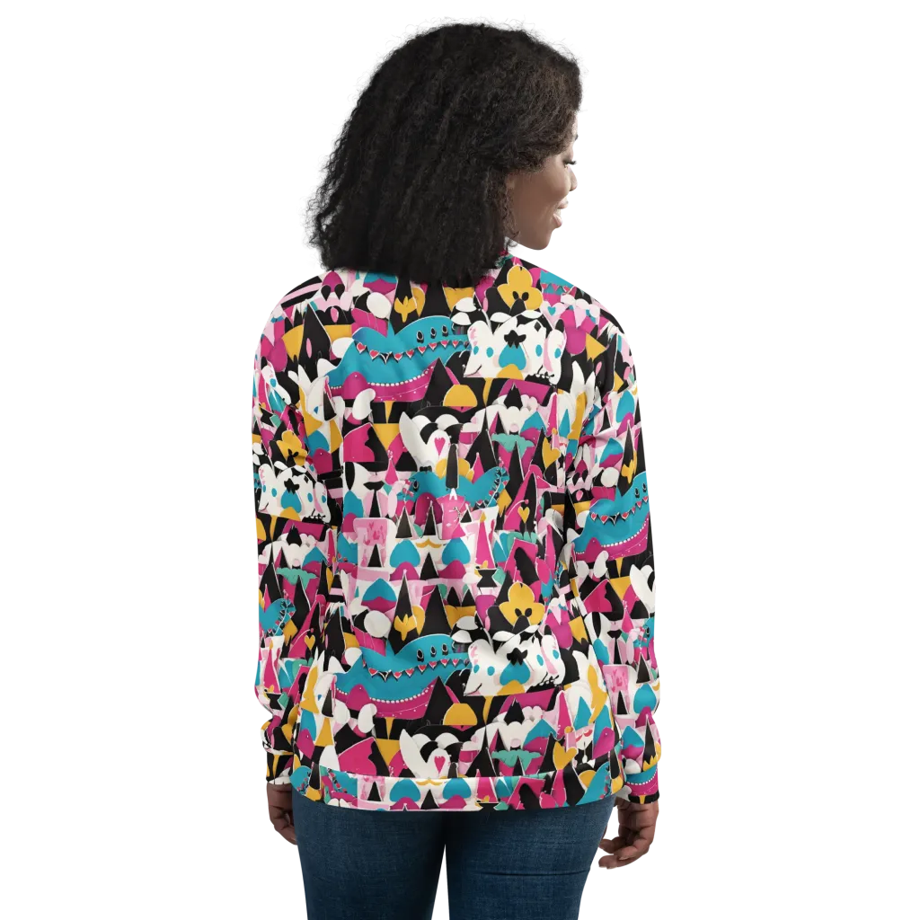 Carnival Circuit on Bomber Jacket — Back