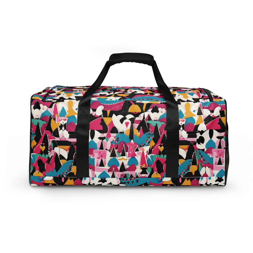 Carnival Circuit on Duffle Bag — Back