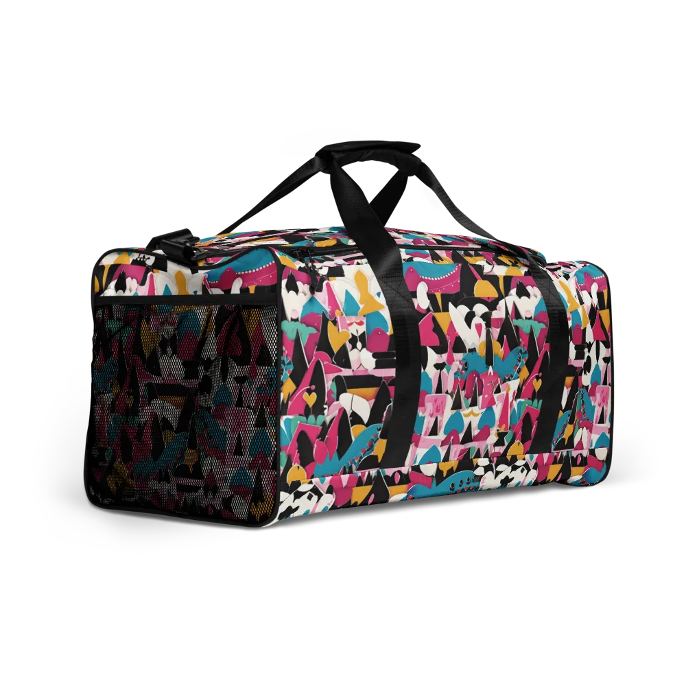 Carnival Circuit on Duffle Bag — Right Front