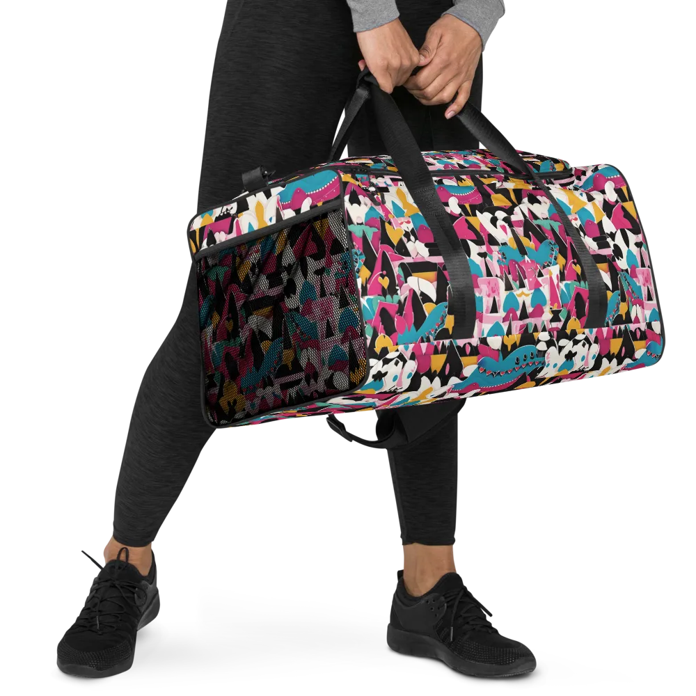 Carnival Circuit on Duffle Bag — Right Front