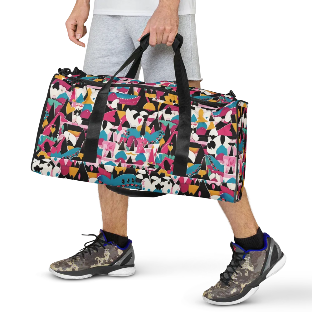 Carnival Circuit on Duffle Bag — Front