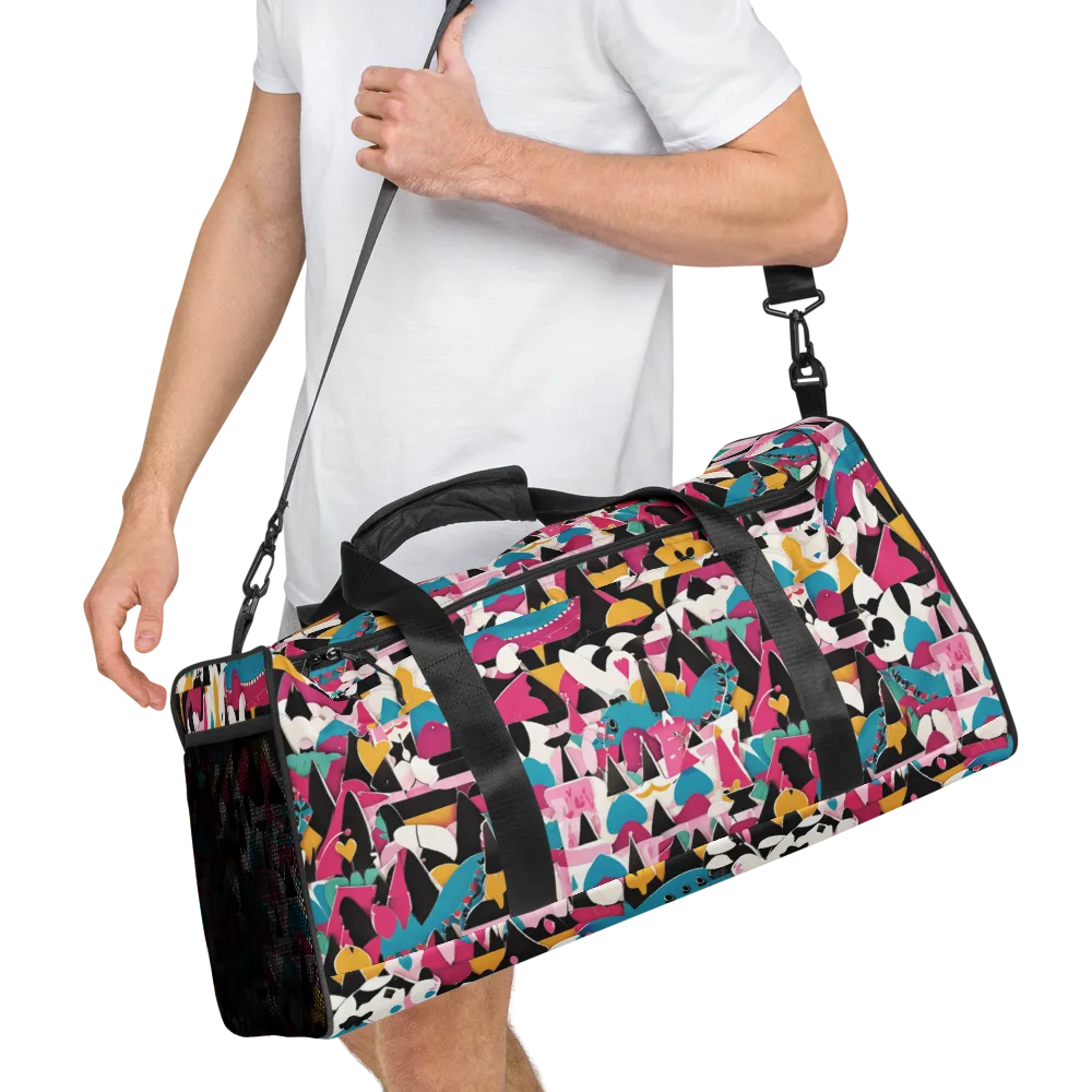 Carnival Circuit on Duffle Bag — Right Front