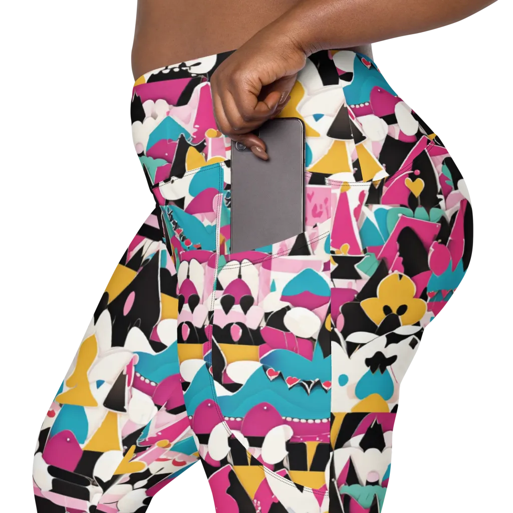 Carnival Circuit on Leggings with Pockets — Product details 2